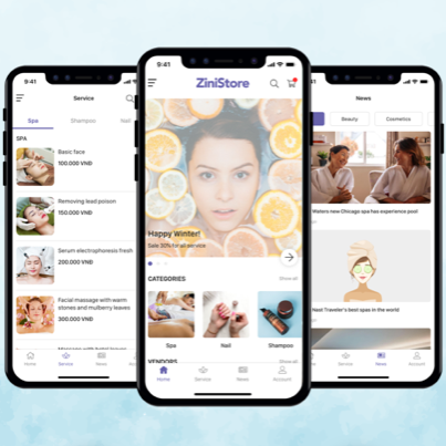 ZiniStore - Full React Native App for Woocommerce